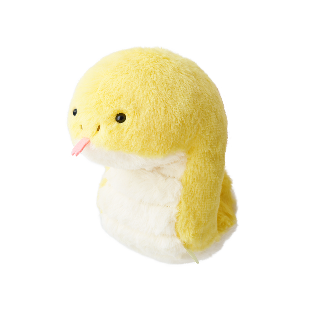 product image of posture pal snake yellow outside of packaging on transparent background