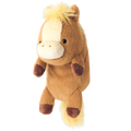 Posture Pal Horse product image, plush horse is light brown, tan, dark brown and yellow