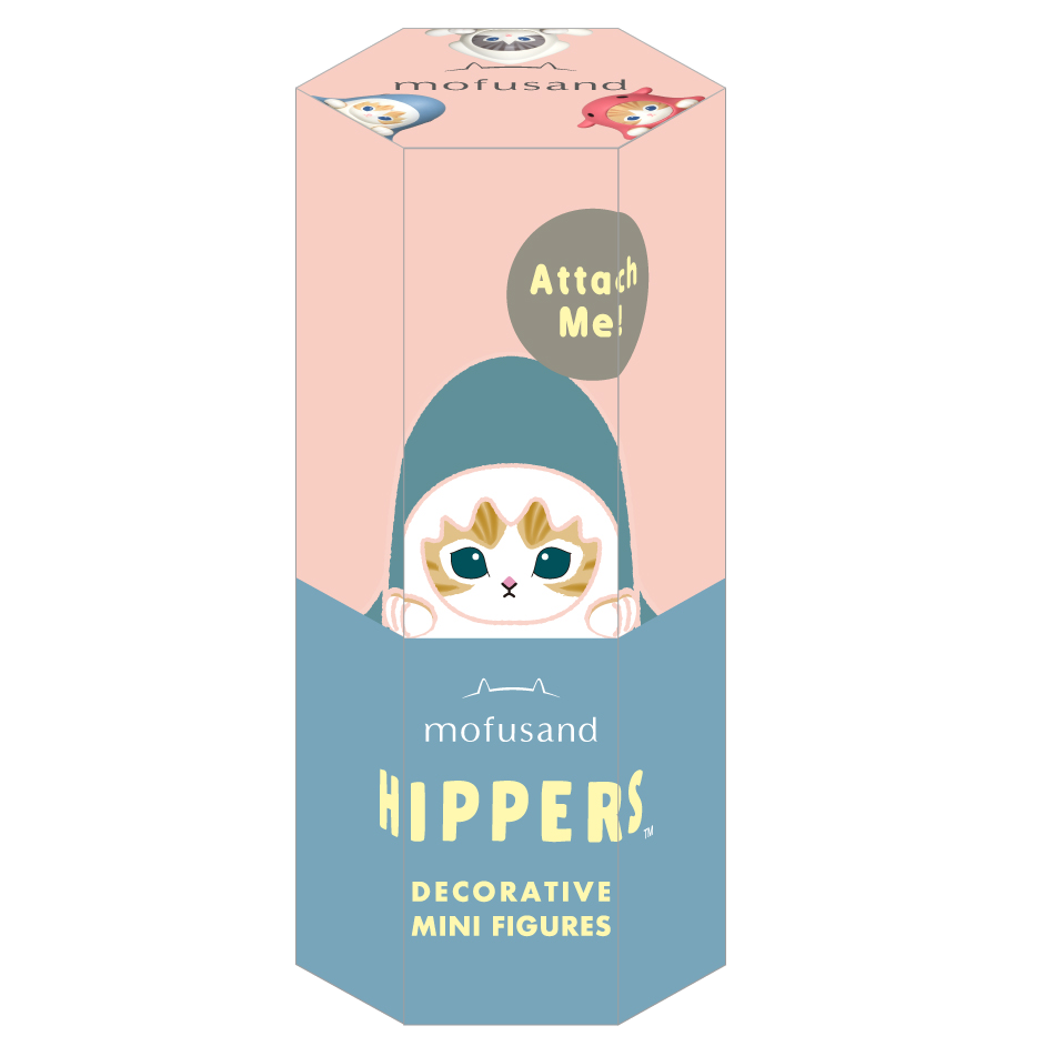 digital render of individual mofusand hipper blind box