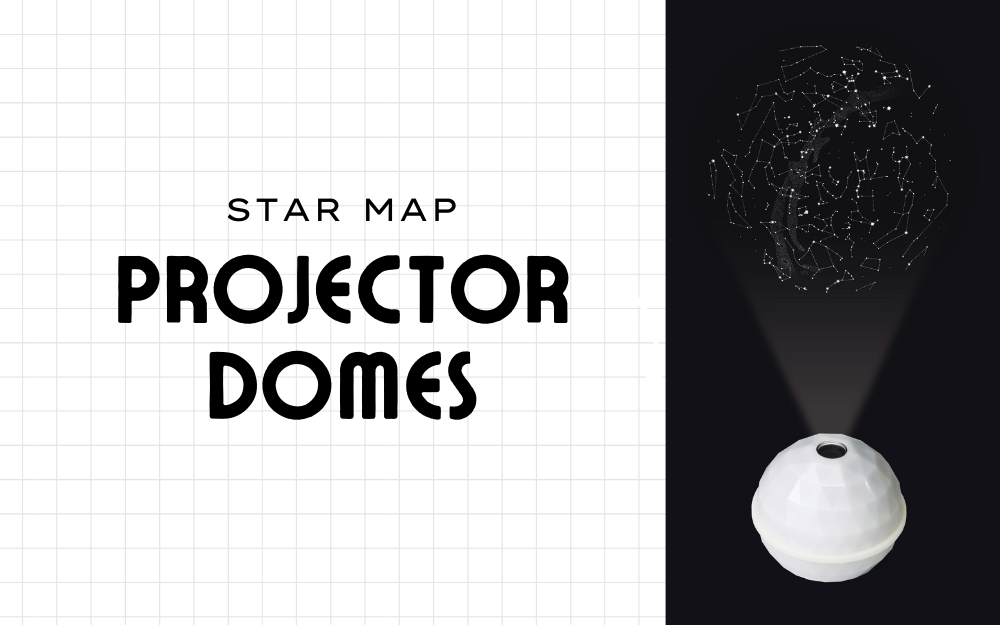 A projector dome star map depicted projecting constellations onto a surface.
