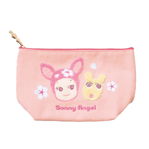 product render image of sonny angel cherry blossom zipper pouch