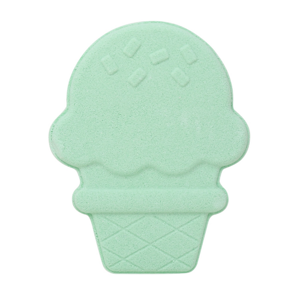 product closeup of rainbomb aurora ice cream cream soda against a white background