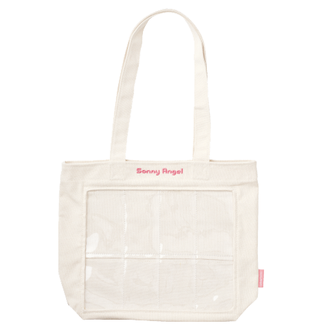 product render of sonny angel my crew bag front (empty) against a white background