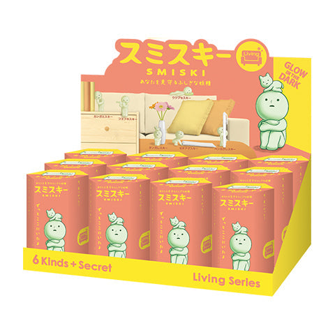 product render of smiski living box of 12