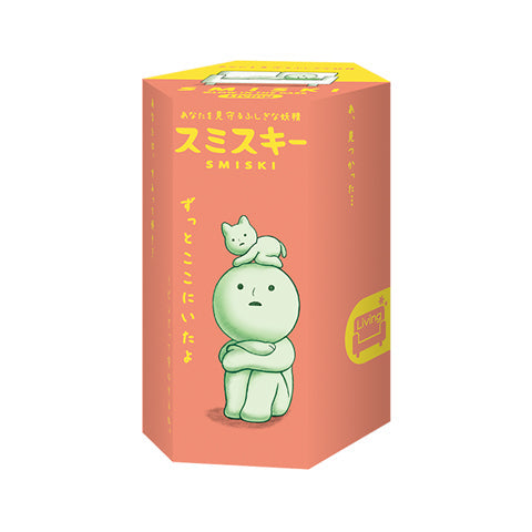 product packaging render of smiski living single blind box
